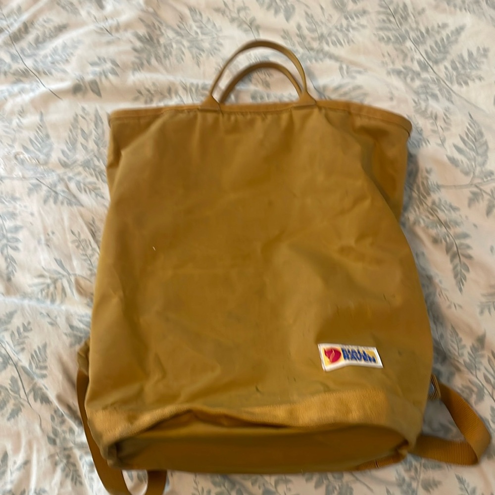 FjällRäven Vardag Backpack Tote Yellow